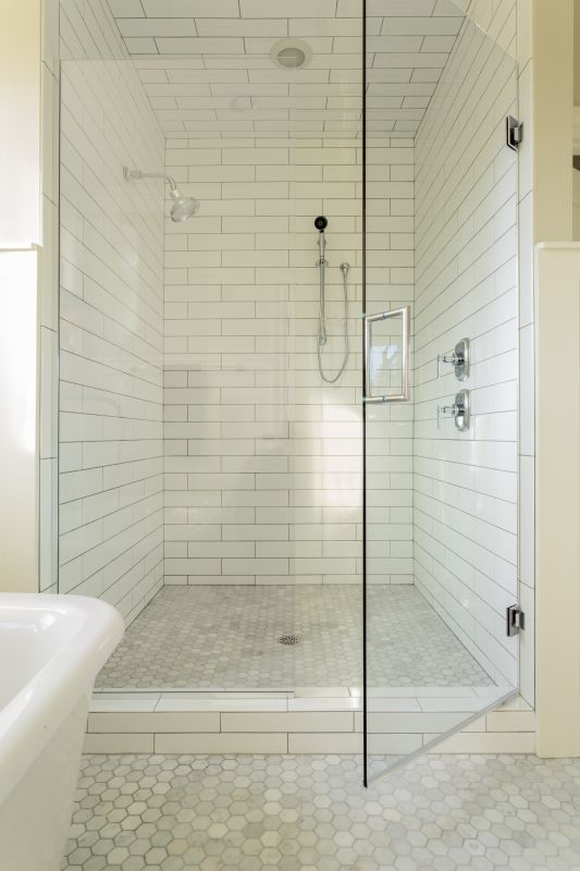 Custom Glass Panel Shower